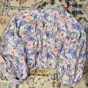 Karlie Multicolor Floral Button-Up Top